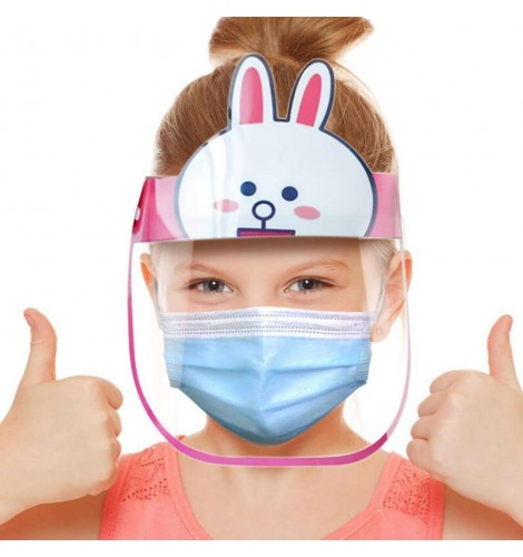 Children Safety Full Face Shield Clear Protector Anti-Splash School Kindergarten