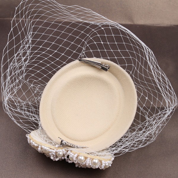 New Fashion Bride Mesh Handmade Top Hat