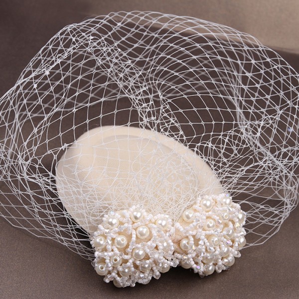 New Fashion Bride Mesh Handmade Top Hat