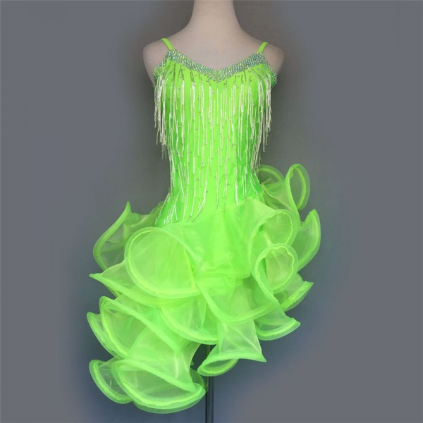 neon glitter dress