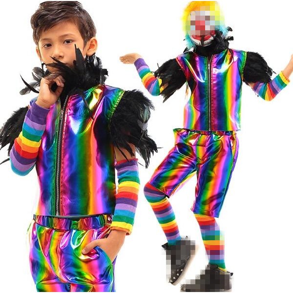 Boys rainbow outfit hot sale