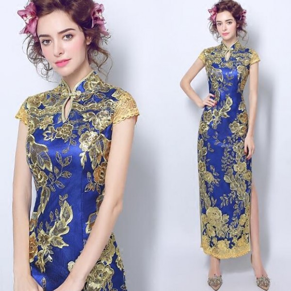 Chinese Dress Qipao for women Cheongsam performance Vestidos