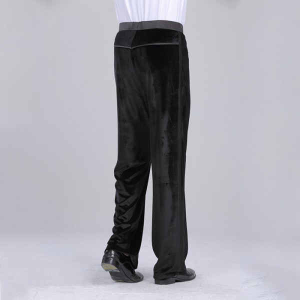 Buy Black Velvet Tuxedo Pants For Men by Siddartha Tytler Online at Aza  Fashions.