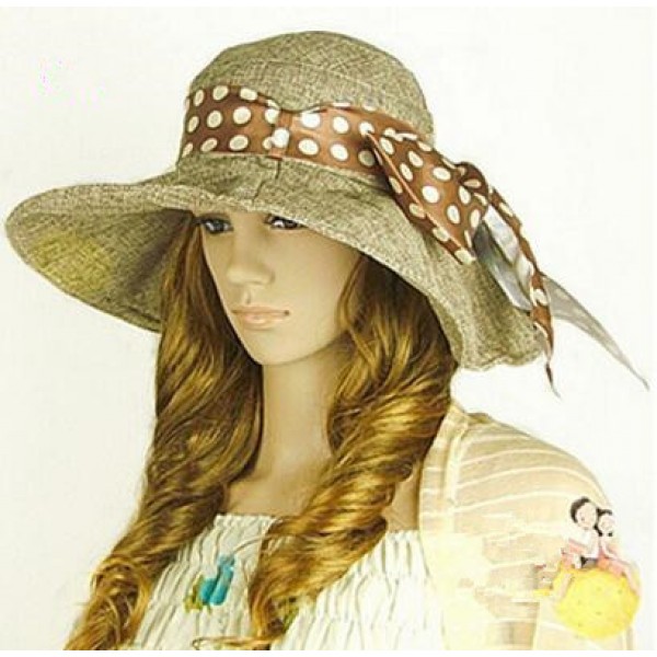 floppy sun hat with bow