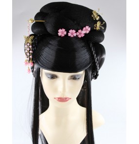 beautiful princess hair women princess hair wigs ancient chinese drama film cosplay performance wig vintage wig