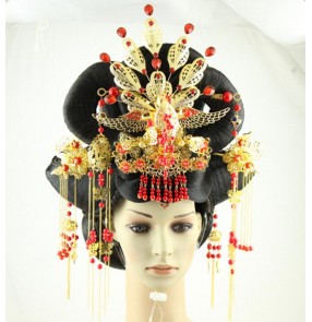 Chinese fairy wig Express queen ancient princess wig tang dynasty hair accessories for women ancient dynasty cosplay photo studio hair