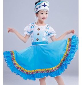 Classical Children traditional Drama cosplay Russian costume Chinese costumes for kids dance children girls national for boys china dress