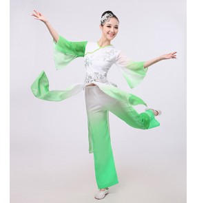 classical woman traditional chinese folk dance dance costumes for women children kids girls china national ancient dress costume