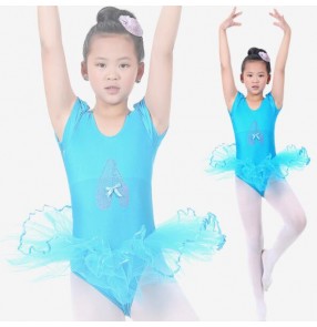 Light pink fuchsia turquoise red girls kids baby toddlers practice gymnastics performance ballet tutu skirt leotards dresses