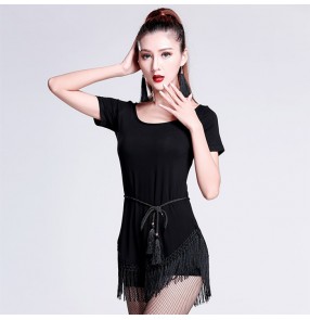 Women Latin Dance Dress Fringe Women Ballroom Dancing Dresses Latin Dance Costume Dance Latin Dresses Tango Dress Samba Tops