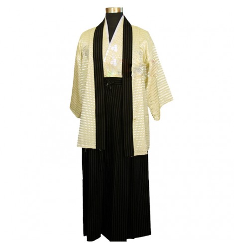 Men's Folk Dance Costumes : Male Men's kimono traditional Japanese Warrior Kimono  Yukata men Bathrobes anime cosplay costumes clothing set costumes