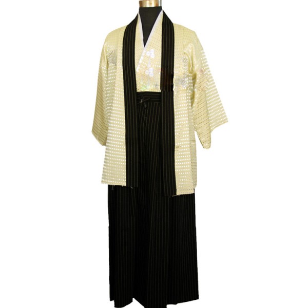 Male Men's kimono traditional Japanese Warrior Kimono Yukata men ...