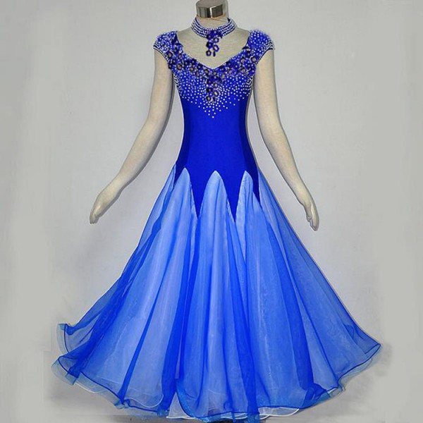 royal blue ballroom dresses