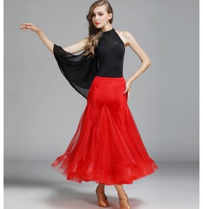 Velvet ballroom dance competition standard dress women Waltz Tango Dance Dress standard Ballroom Competition Costume