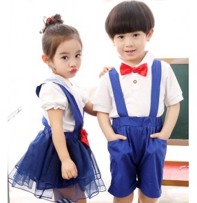 Children school uniforms boys girls chorus cosplay stage performance singers student dancing competition outfits