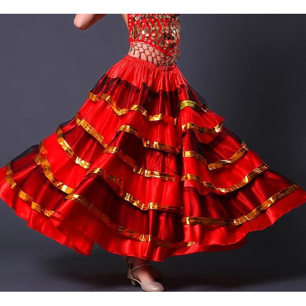 red spanish style dress