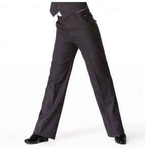 Men's latin ballroom dance pants male chacha jive competition stage performance latin ballroom dancing trousers