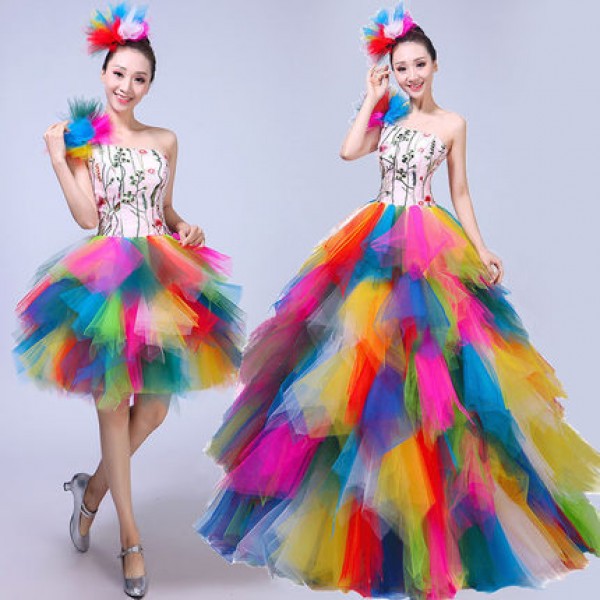 rainbow dress womens
