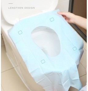 10pcs Disposable toilet cushion thickened toilet cover paper cushion travel hotel waterproof sanitary pad for toilet 