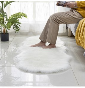 Imitation wool leather sofa carpet floor mat imitation wool cushion window mat living room bedroom non-slip floor mat blanket