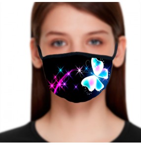 2PCS fashion reusable face masks for women photos video shooting influencer face masks