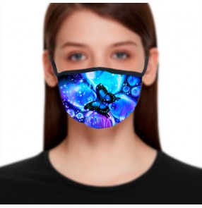 2PCS reusable face masks for women photos shooting washable fashion face mask for female