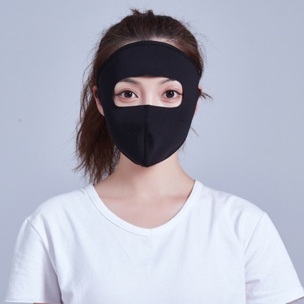 2PCS Reusable mask full face cover face mask antiuv riding breathable