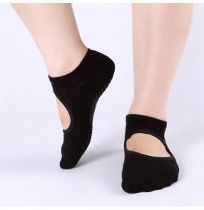 3pair women Indoor-floor yoga socks ballet exercises practice socks terry non-slip bottom cotton yoga socks