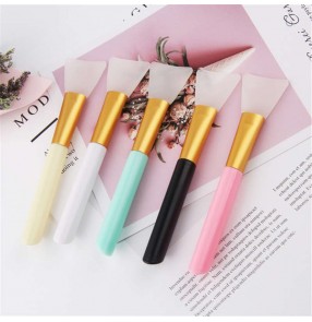 3pcs DIY homemade facial mask brush beauty tool   Mask mud silicone mask stick long stick silicone mask brush