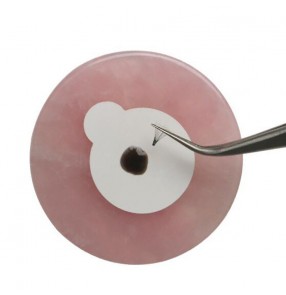 3PCS Personal Beauty Eyelash extension jade gasket   Epoxy pink jade gasket Round jade glue gasket