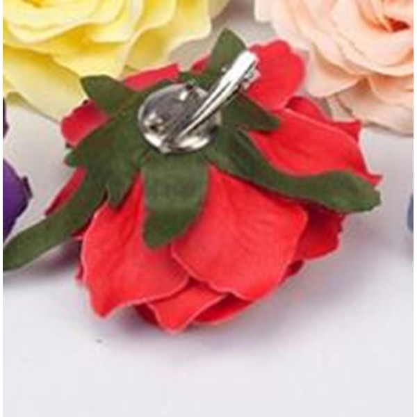 red rose headdress