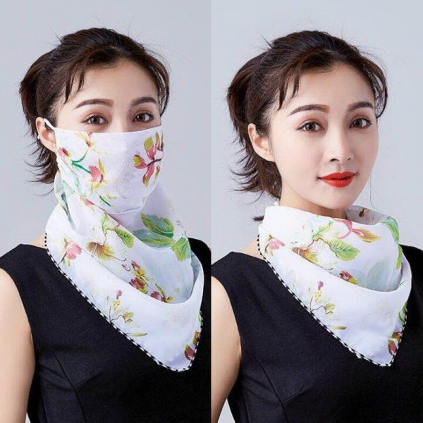 mouth mask Face Mask floral Sun Protection Outdoor Riding Masks ...
