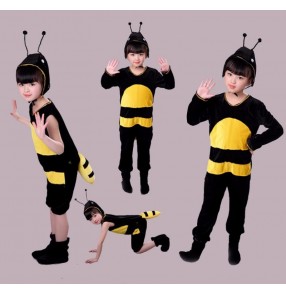 Children Toddlers Little Ant halloween Show Costumes Kindergarten Textbook Plays party Animal drama Performance outfits for boys girls Ants Crossing the River Dance wear