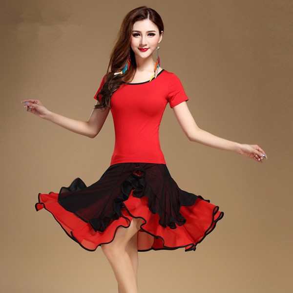 red dance outfit
