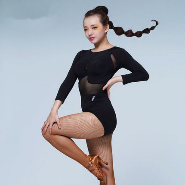 black leotard womens