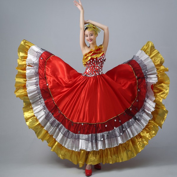 red white and gold outfits