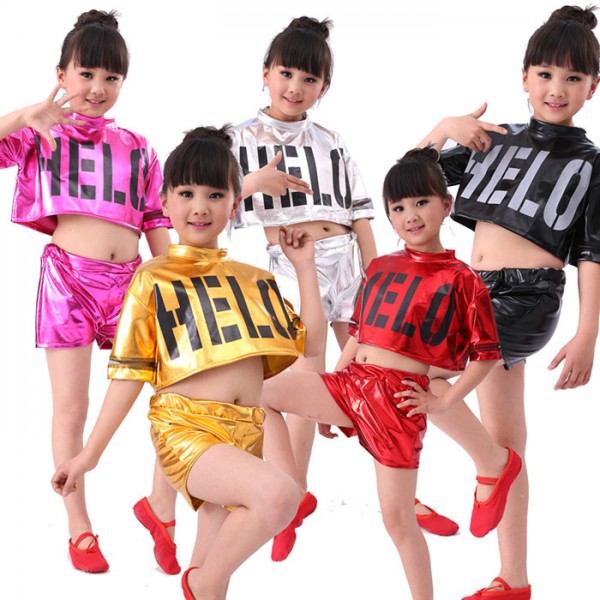 red and black hip hop costumes