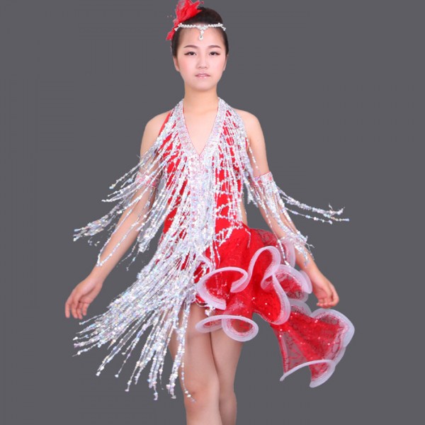 Red Halter Dance Dress