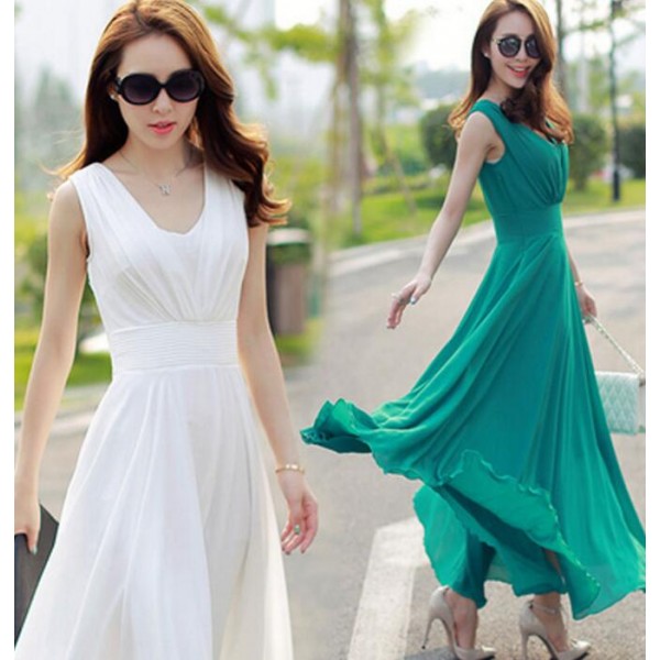 full length beach dresses