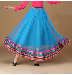 Ballroom dance skirts modern dance indian belly dance skirts for women 