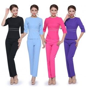 Beauty salon Beautician suits for female hotel waiter overalls hospital nurse uniforms work masseur overalls tops and pants