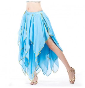 blue green black Belly dance skirts for women modern dance stage performance indian queen belly dance costumes for female