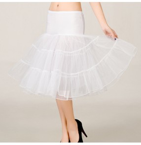 Boneless Wedding dress evening dresses Mesh petticoat Colorful petticoat fluffy tutu skirt