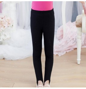 Children ballet dance pants cotton white black tutu practice gymnastics stage performance legging pants pantyhose for girls 