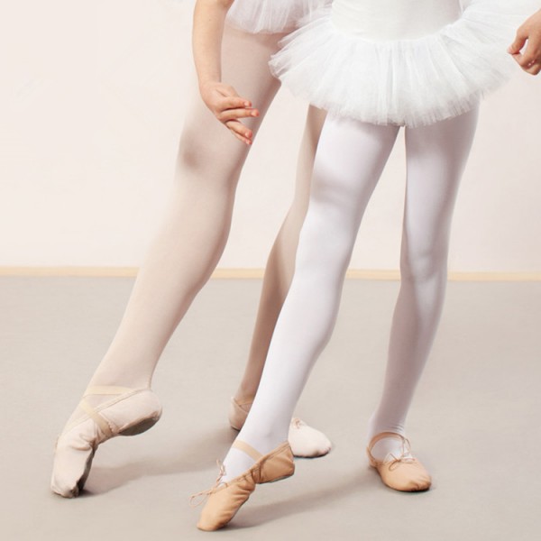Ballet Show Ballroom Dance Light Pink or White Tights Pantyhose