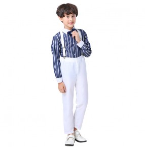 Children's boys Chorus Costumes Performance England style shirt and pants for Boys Dresses Primary Secondary School Students Chorus Performance Costumes