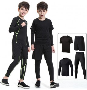 Children's tights running fitness suit boys juninor quick-drying clothes basketball football soccer sports training clothes