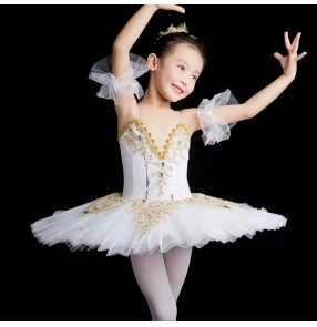 Children's Tutu skirts professional ballet dresses skirt performance costume Sleeping Beauty Swan Lake sequin fluffy gauze skirt performance costume