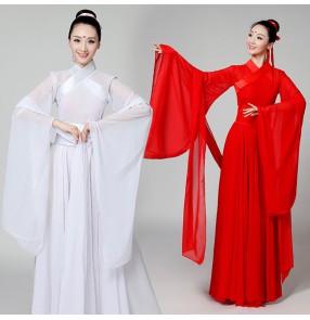 Chinese folk dance costumes ancient traditional ancient Classical dance fairy cosplay costume Hanfu dance costume fairy dress