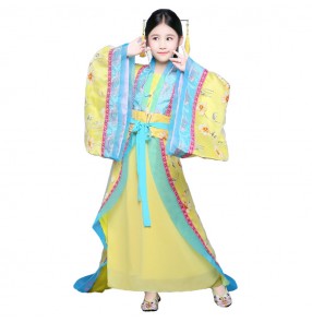 Chinese folk dance costumes ancient traditional stage performance drama Halloween party fairy princess cosplay robes dress 